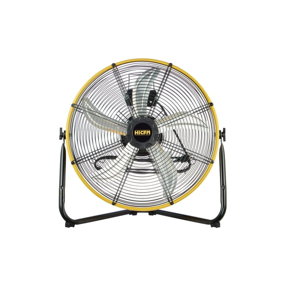HICFM 20" 6300 CFM Heavy Duty Shroud Fan with IP44 Enclosed Powerful 1/4 Motor