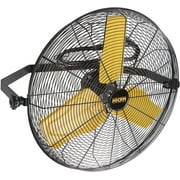 HICFM 24 Yellow Outdoor Oscillating Wall Mounted Fan