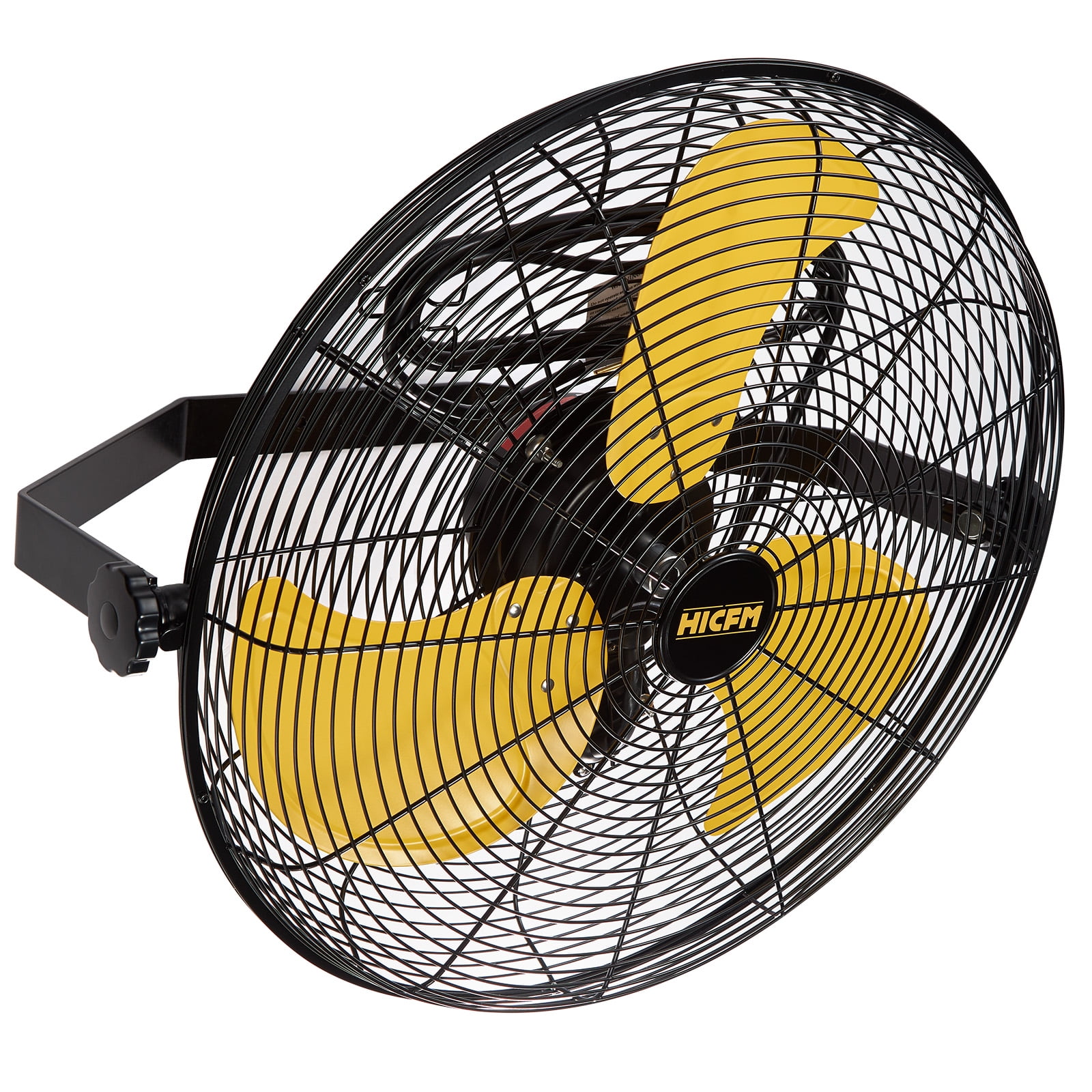 HealSmart 18" Wall Mount Fan - 90° Oscillation, 5 Speeds For Home & Commercial Use