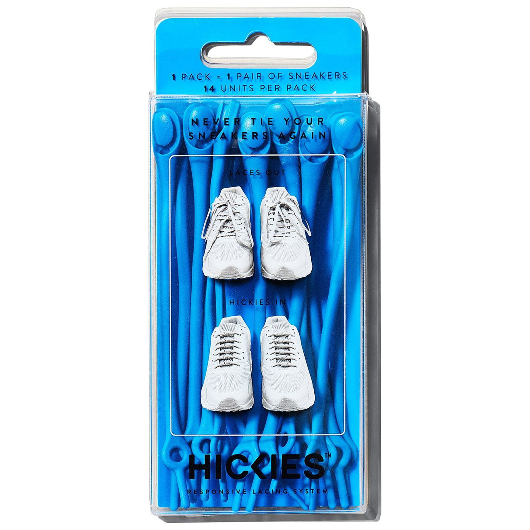  Xpand No Tie Shoelaces System with Elastic Laces - One Size  Fits All Adult and Kids Shoes,Baby Blue : Clothing, Shoes & Jewelry