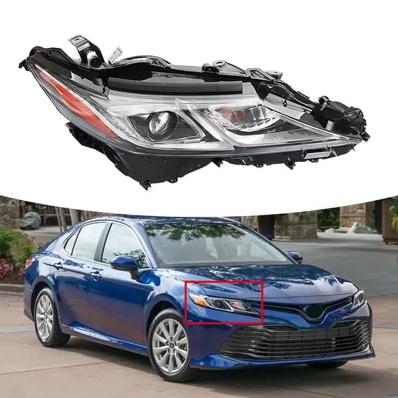 HID Front Headlamp Headlight Assembly For 2018-2022 Toyota Camry Passenger Side