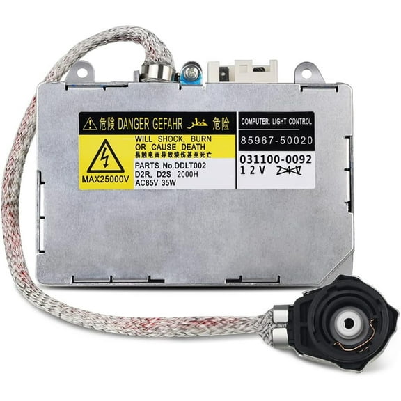 HID Headlight Ballast with Ignitor Compatible with Toyota Prius Avalon Sienna Lexus ES300 ES330 LS430 Lincoln Aviator Replacement for 81107-2D020 85967-0E020 DDLT002 KDLT002