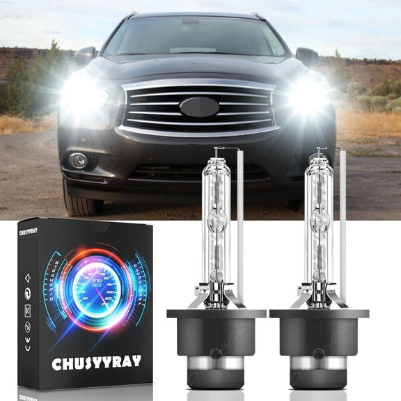HID Headlight Bulb For Infiniti QX60 2014-2017 Low & High Beam Stock Fit x2