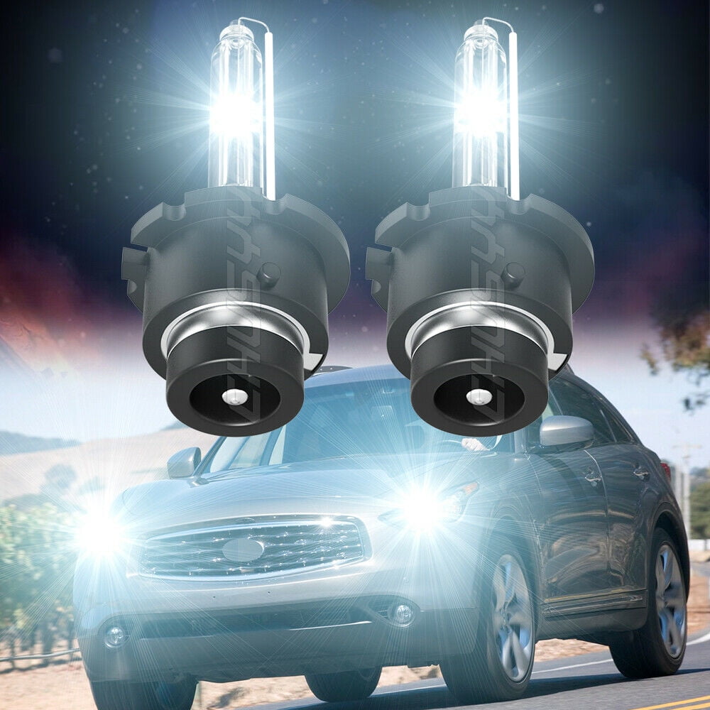 HID Headlight Bulbs For Infiniti FX35 2003-2012 Low/High Beam Stock Fit Qty 2