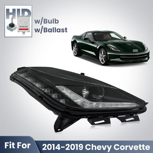 HID Headlight For 2014-2019 Chevrolet Corvette with Bulb and Balast Right Side