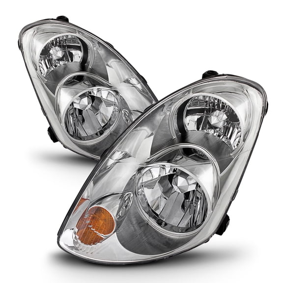 [HID Model] 2005-2006 G35 G35X Sedan Headlights Headlamps Replacement Left+right