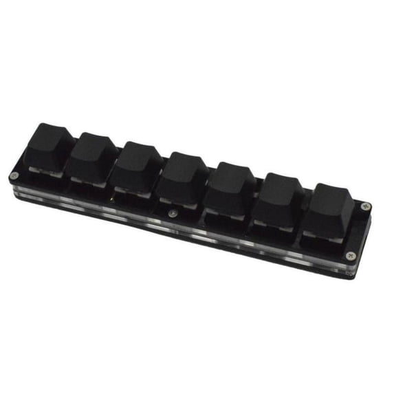 HID Standard Keyboard Plug And Play No Driver Needed Custom Programmable Keys On-Board Storage Multi-Function Modes For Windows Linux MacOS Android Raspberry Pi