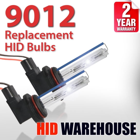 HID-Warehouse AC HID Xenon Replacement Bulbs - 9012 5000K - Bright White 1 Pair