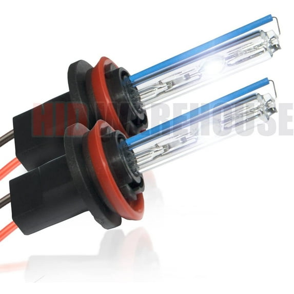 HID-Warehouse AC HID Xenon Replacement Bulbs - H11 6000K - Light Blue 1 Pair