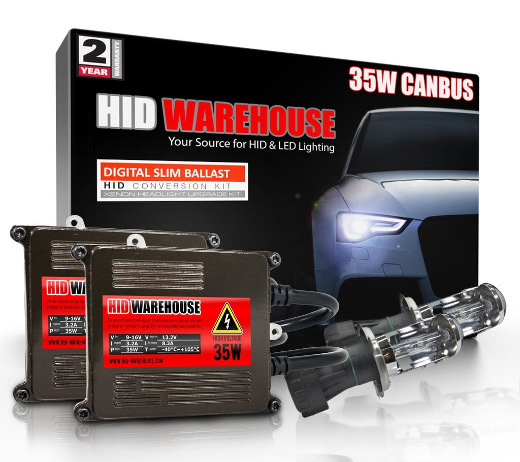 HIDWarehouse CanBus 35W H4 BiXenon HID Kit 4300K 5000K 6000K 8000K