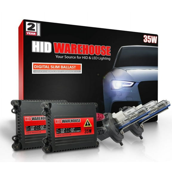 HID-Warehouse DC 35W H4 HID Xenon Kit - 4300K 5000K 6000K 8000K 10000K