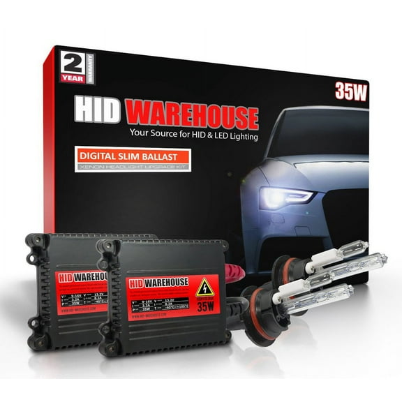 HID-Warehouse DC 35W HID Kit Xenon Light Headlight 9004 30000K - Deep Blue