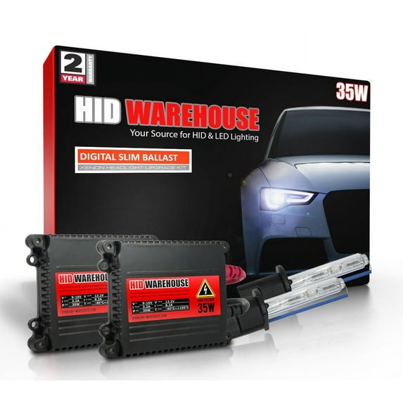 HID-Warehouse DC 35W HID Kit Xenon Light Headlight Fog H1 3000K - Golden Yellow