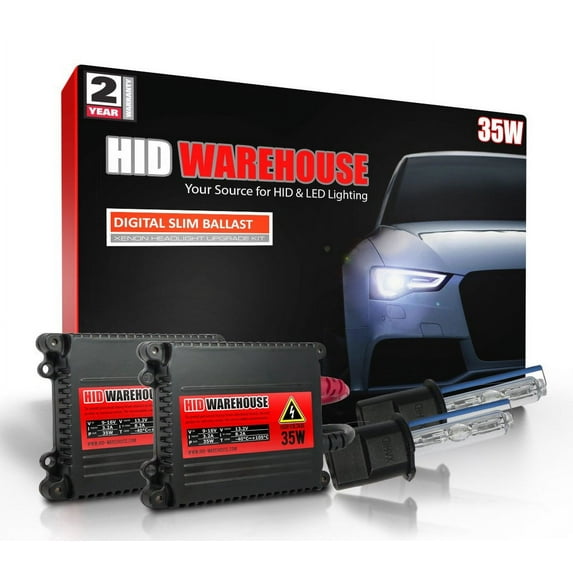 HID-Warehouse DC 35W HID Kit Xenon Light Headlight Fog H4 Bi-Xenon 10000K - Dark Blue