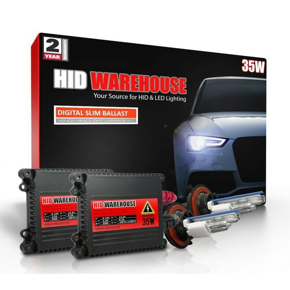 HID-Warehouse DC 35W HID Kit Xenon Light Headlight H13 30000K - Deep Blue