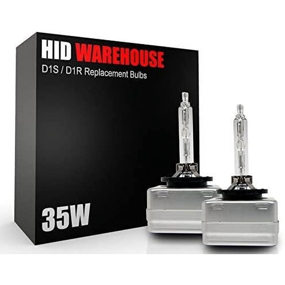 HID-Warehouse HID Xenon Replacement Bulbs - D1S / D1R / D1C - 5000K Bright White 1 Pair