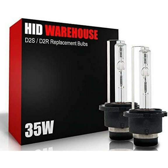 HID-Warehouse HID Xenon Replacement Bulbs - D2S / D2R / D2C - 10000K Dark Blue 1 Pair