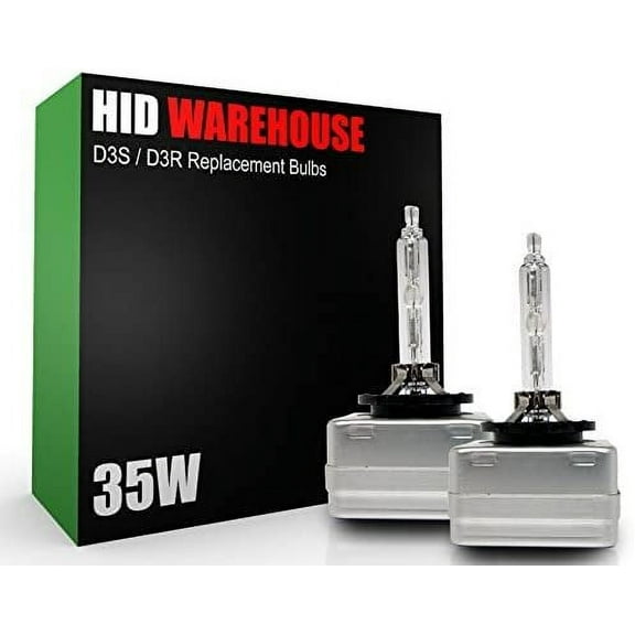 HID-Warehouse HID Xenon Replacement Bulbs - D3S / D3R / D3C - 8000K Medium Blue 1 Pair