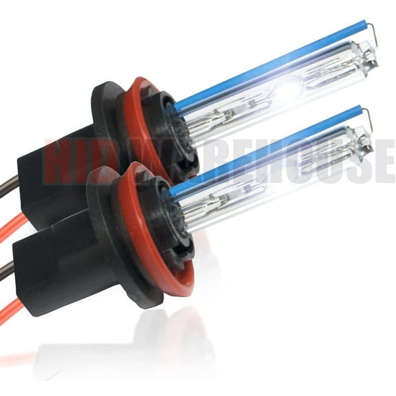 HID-Warehouse HID Xenon Replacement Bulbs - H11 6000K - Light Blue 1 Pair