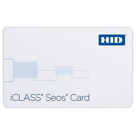 HID iCLASS Seos Access Control Card White w/ Gloss Finish 25-Pack 5006PGGMN