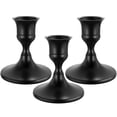 thumbnail image 1 of HIDAWN 3 Pack Metal Taper Candle Holders for Candlesticks ,Black Candelabra Vintage Candle Stick for Fireplace Party Dining Home, 1 of 9