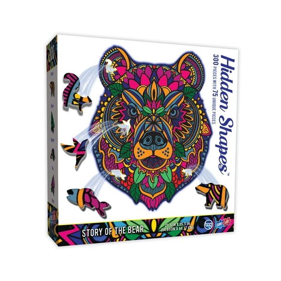 HIDDEN SHAPES PUZZLE - BEAR