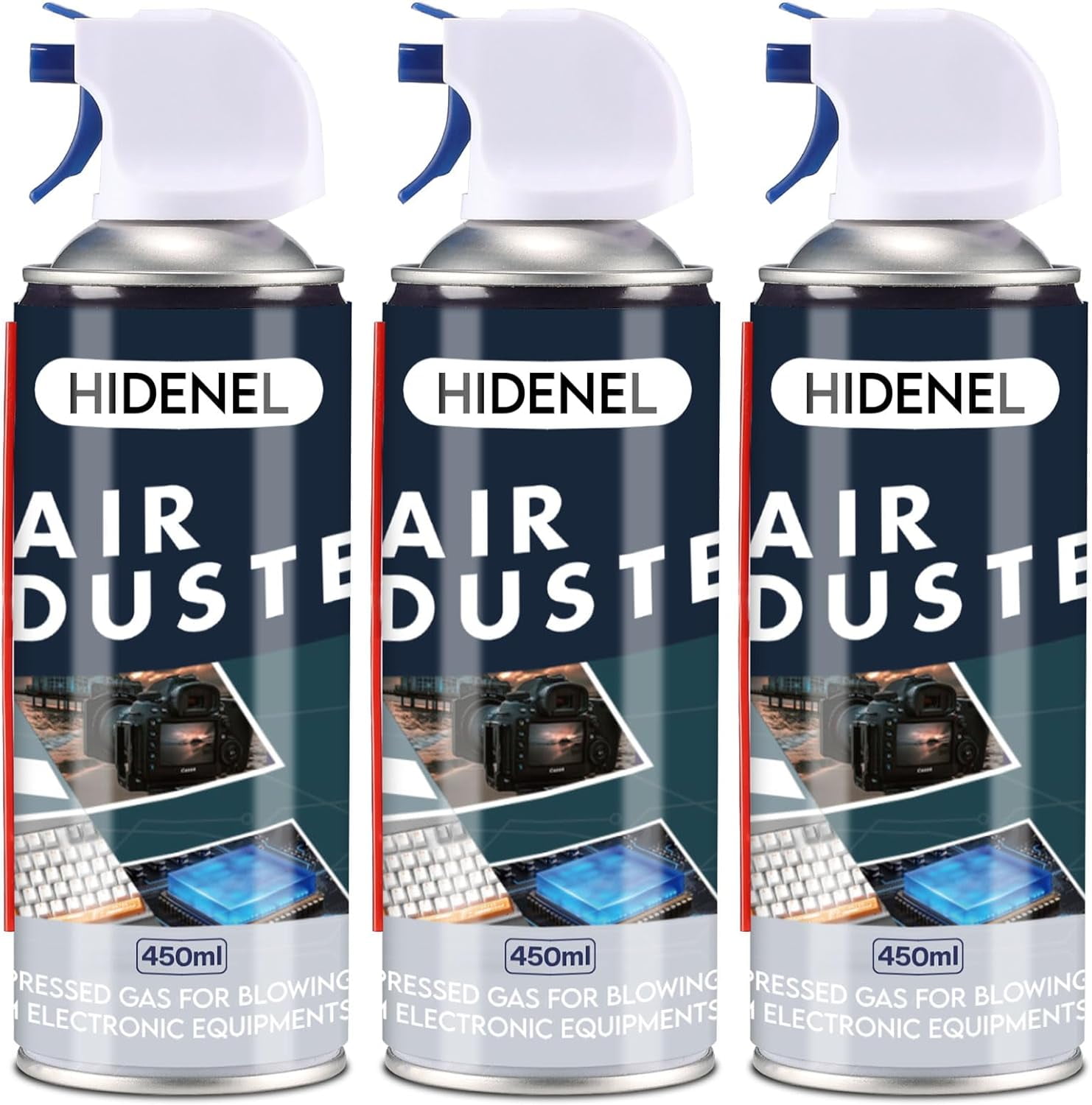HIDENEL Compressed Air Duster Can Air Duster Dusting & Cleaning Spray