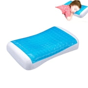 HIDETEX Childrens Breathable Gel Memory Foam Pillow - Cooling, Supportive, and Comfortable