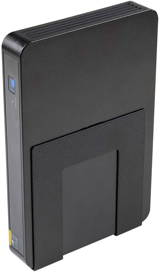 HIDEit Mounts Uni-S VESA Mount - American Company - Black Steel Adjustable Wall Mount - Cable Box Wall Mount, DVD Player Wall Mount, Streaming Device Wall Mount - Behind TV Cable Box Mount