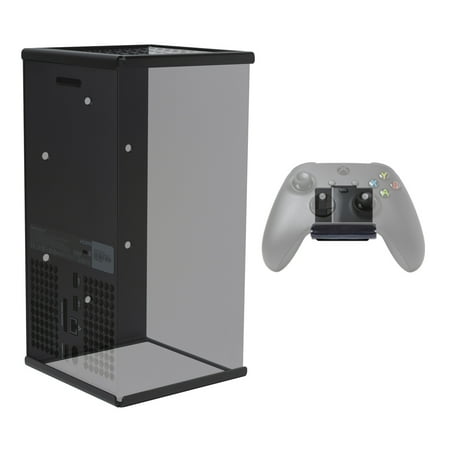 HIDEit Xbox Series X Wall Mount Pro Bundle - Xbox Wall Mounts for Xbox Series X & Controller (BLACK)