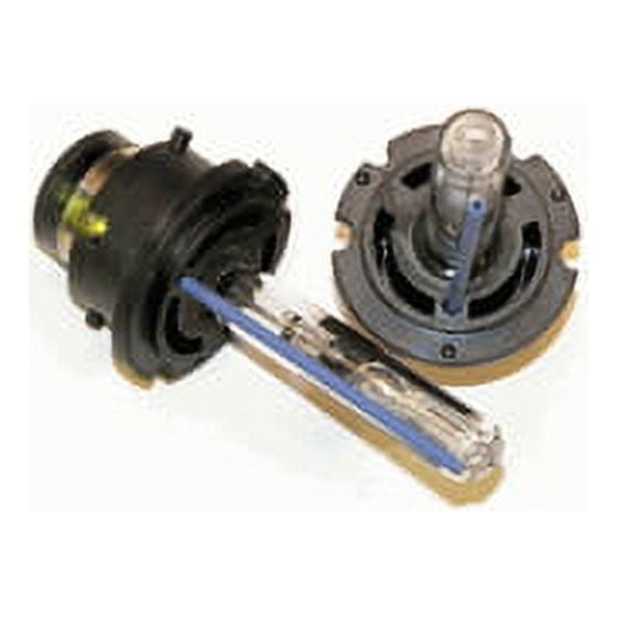 HIDNATION PAIR OF D2S HID BULBS SUPER BRIGHT WHITE 6000K