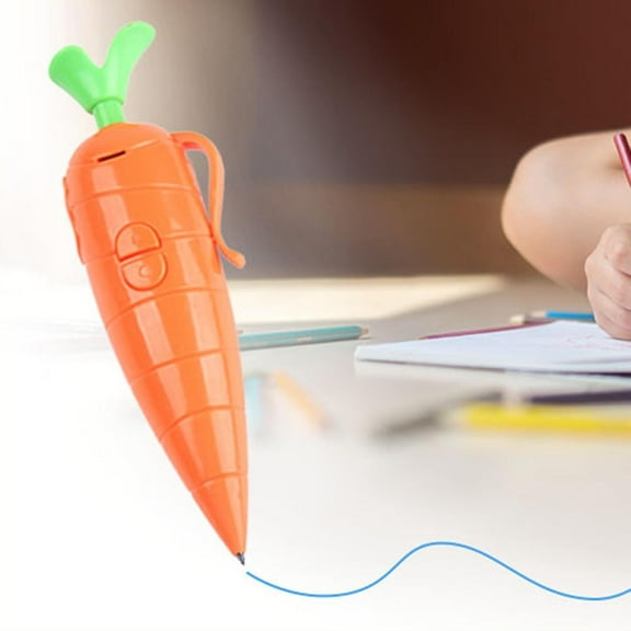 HIELLFQ Carrot Pen Voice Recorder, Carrot Toy Recording Pen Can Write Record, Cute Carrot-Shaped Recorder Device Funny Pens Creative Gift for Teens Teachers
