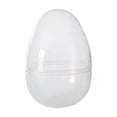 thumbnail image 1 of HIELLFQ Easter Eggs Giant Clear Empty Storage Box, 11.8" Plastic Easter Eggs Ornament Storage Box for Candy Toys Crafts, Easter Egg Large Fillable for Easter Basket Stuffers, 1 of 9