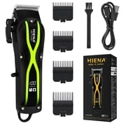 HIENA Adjustable Professional Hair Clipper for Men - Cordless Rechargeable Barber Trimmer Kit for Home & Salon Use