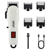 HIENA PRO Men's Electric Hair Clipper Set - Professional Beard Trimmer with LCD Display for Home and Travel Grooming