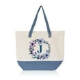 thumbnail image 1 of HIFA Initial Tote Bag for Women, Personalized Canvas Tote Bag - Two-Tone, Zipper Closure, Inner Pocket, Organic Cotton, Sturdy Multipurpose Shoulder Bag Suitable for Shopping, Grocery, Beach, Travel, 1 of 9