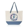 thumbnail image 1 of HIFA Initial Tote Bag for Women, Personalized Canvas Tote Bag - Two-Tone, Zipper Closure, Inner Pocket, Organic Cotton, Sturdy Multipurpose Shoulder Bag Suitable for Shopping, Grocery, Beach, Travel, 1 of 9