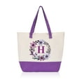 thumbnail image 1 of HIFA Initial Tote Bag for Women, Personalized Canvas Tote Bag - Two-Tone, Zipper Closure, Inner Pocket, Organic Cotton, Sturdy Multipurpose Shoulder Bag Suitable for Shopping, Grocery, Beach, Travel, 1 of 9
