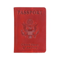 HIFA Leather Passport Holder, Handmade Passport Cover - Genuine Leather, Elegant Design, Easy Access - Passport Case, Passport Wallet, Passport Holder