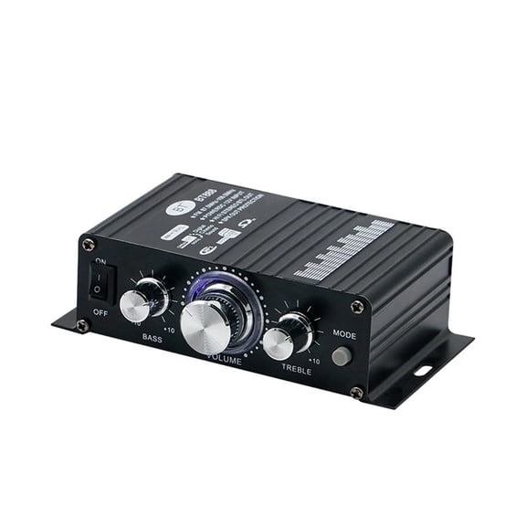 HIFI Amplifier Channel 2.0 Stereo Sound Amp Bass Trebl For Home Theater Sound System
