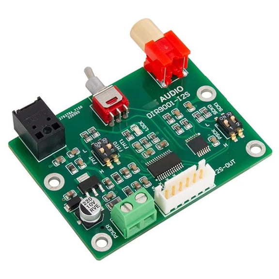 HIFI Audio DIR9001 Module Conversion Board Coaxial Optical Fiber Receiving SPDIF to I2S IIS Output 24bit 96KHz