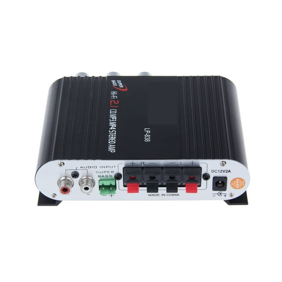 HIFI Car Stereo High Power Amplifier Super Bass Function Subwoofer FM Radio Player