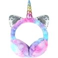 thumbnail image 1 of HIFOT Unicorn Winter Earmuffs for Kids Cute Warm Ear Muffs Portable Soft Plush Ear Warmers for Women Kids Girls, 1 of 7