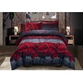 thumbnail image 1 of HIG 3-Piece 3D Rose Love Print Comforter Set, Queen, 1 of 7