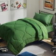 thumbnail image 1 of HIG 5 PCS Modern Comforter Set with Sheets All Season Bed in a Bag, Green, Twin XL Size, 1 of 10