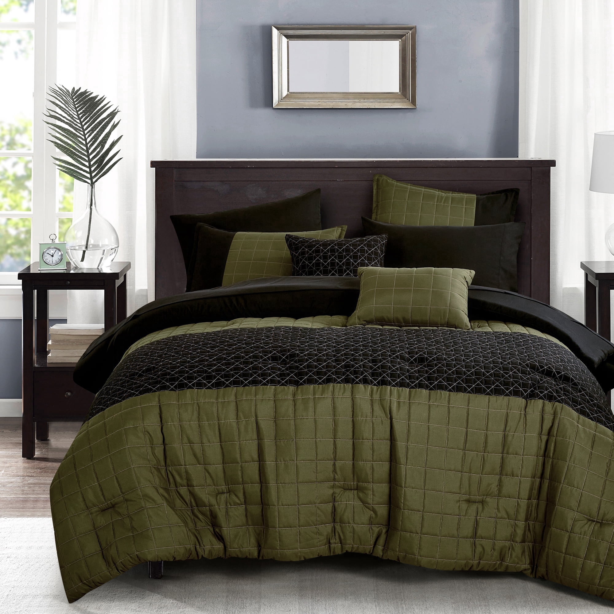 Rei「SEVEN」 「HONEY」「QUILT」「VOICE」「KINGS」 VCNY Home Blue Scallop 3-Piece Adult Microfiber Quilt Set, King