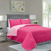 HIG Bedspread Set, King, Hot pink, 1 Piece