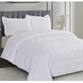thumbnail image 1 of HIG Light Weight Down Alternative Comforter Set, Queen, White, Reversible, 1 of 9
