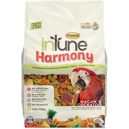 HIGGINS INTUNE HARMONY MACAW & COCKATOO (3 lb bag)