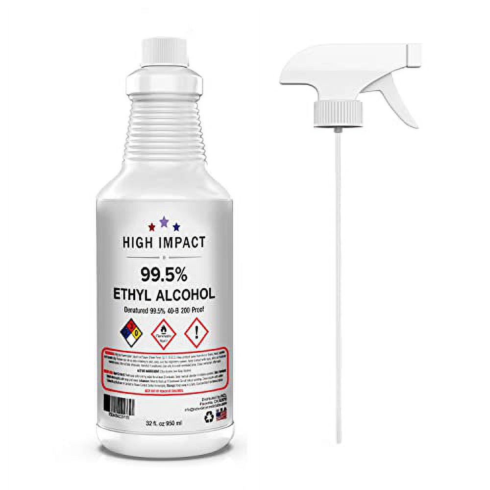 HIGH 99.5 Ethyl Alcohol Denatured 40B 200 Proof Alcohol Made In The